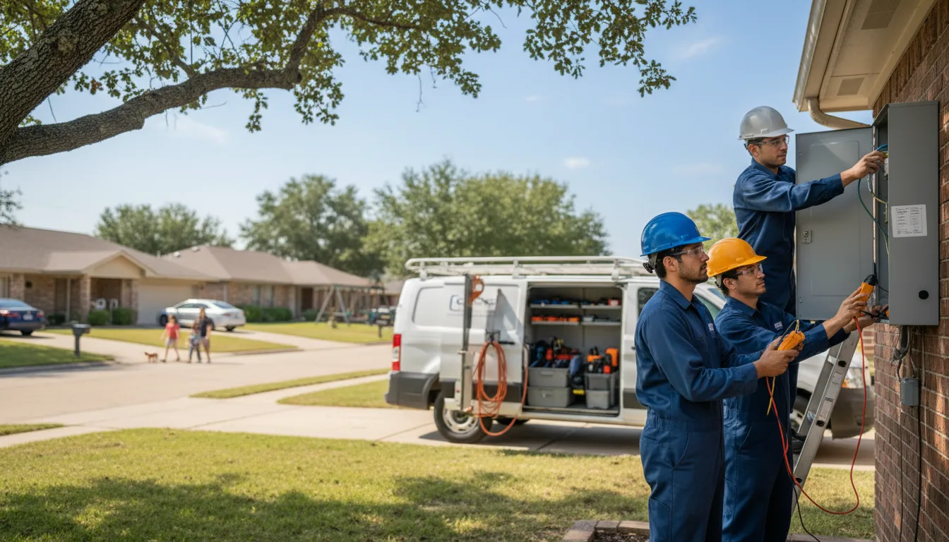 Certified electrician providing emergency electrical services in Vienna, SD